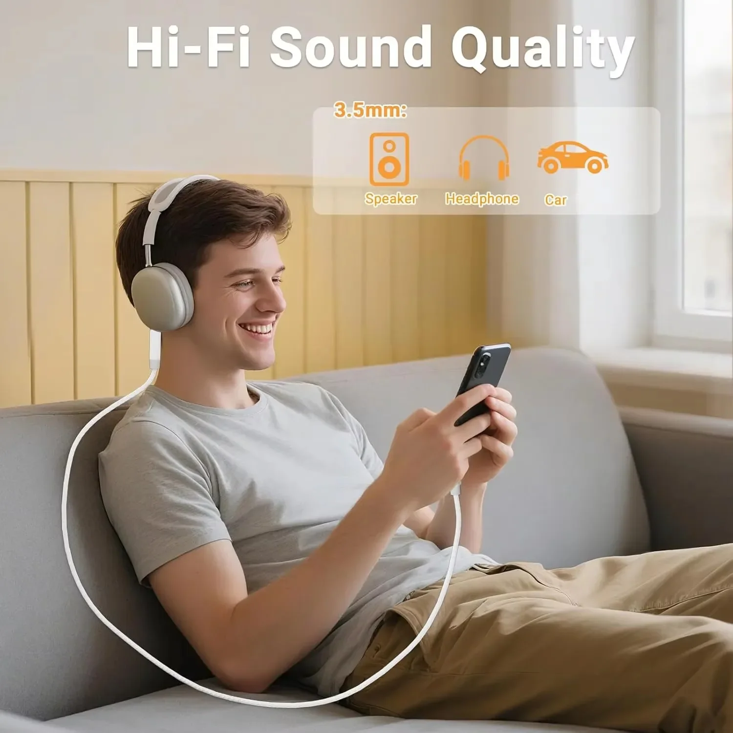 USB C to 3.5mm Male AUX Audio  - огляд і ціна Usb C Cable
