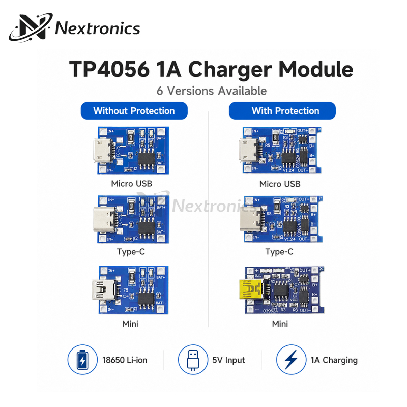 5/10PCS 18650 Lithium Battery  - огляд і ціна Tp4056 Module